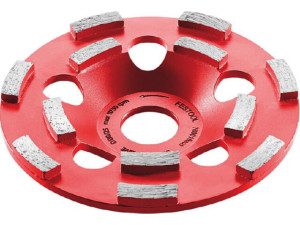 Diamantschleifteller Festool DIA ABRASIVE, d 130 mm, für sandhaltige Materialien, Estrich, Frischbeton, Fliesenkleber