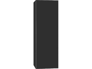 Hochschrank ELA mit Softclose Korpus schwarz smt - Front Front schwarz smt 400x1200x350mm