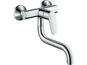 Hansgrohe Wand-Spültischmischer Focus M41, chrom Ausladung: 261mm