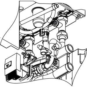 Viessmann Anschluss-Set Speicher für Vitodens 200-W G2 ZK03670 Set
