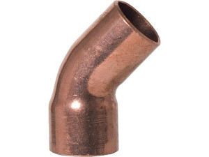 Kupfer Lötfitting Bogen 45° 28 mm i/a