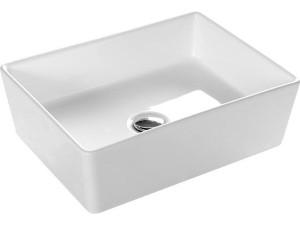 Aufsatz-wt HAPPY HOUR, BxHxT 500x155x380mm aus Keramik,Weiß