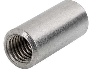 Gewindemuffe Rund M10x30 A2 VPE 100 Stück