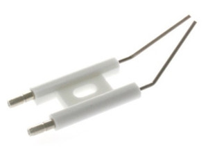 Ray Doppelelektrode für Rapido BF 100, Multi 2000, Isolator 40mm, Anschluss 4mm, Länge 84mm