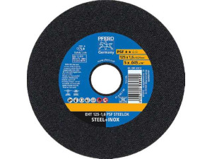 Trennscheibe PFERD d 125 x 1,6 x 22,23mm, gerade für Stahl, Edelstahl