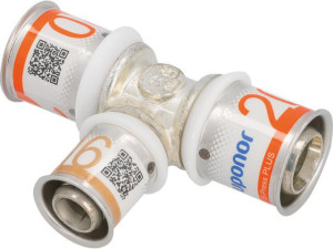 Uponor S-Press PLUS T-Stück reduziert d32mm-d16mm-d32mm