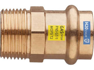 Frabopress- Kombi V-Kontur Übergangsstück mit AG DN15 1/2'x12mm