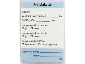 Prüfplaketten VPE 12 Stück