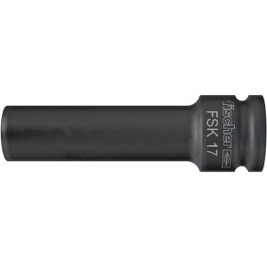 Fischer FSK Steckschlüssel 17mm 100mm 1/2" Vergütungsstahl 42CrMo4 (1.7225) rund 190Nm VPE 1 Stück