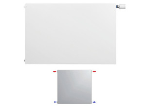 Buderus Heizkörper C-Plan Typ 30 HxL 400x2300 ohne Bleche, Seitenteile und Abdeckgitter