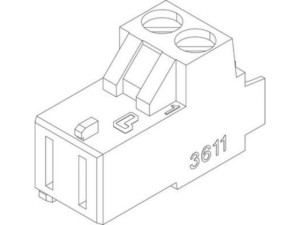Anschlussklemme 2-pol SI orange everp 8718598882