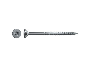 Fischer Spanplattenschraube FSPII 6,0x200, Senkkopf, blauverzinkt, Teilgewinde Innenstern TX, 551264, VPE 100 Stück