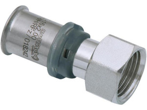 Multitubo Press-Verschraubung d20mm-DN20 (3/4') IG, verzinnt