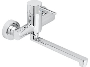 Wand-spültischmischer Salsa mit Schwenkauslauf,Ausladung 245mm, verchromt