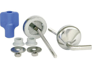 Vario-edelstahlscharnier für WC-Sitz Twist-Clean (INOX)