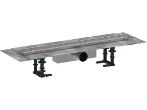 Hansgrohe RainDrain Compact Komplettset f. Standardinstallation, Edelstahl gebürstet, 600