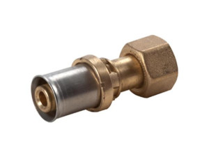 Giacomini RM179Y073 Pressfitting-Adapter für Mehrschichtverbund- und Kunststoffrohre 1"x(26x3)