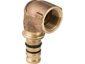 Mepla Übergangsbogen 90Gr d32xDN25(1") IG L 36mm Rotguss
