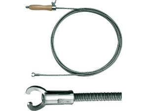 Rohrreinigungswelle doppellag. verstellb. Handgriff, 5 m, 7 mm