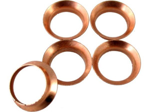Wolf Kupferdichtringe 5/8" (5 Stück) Kältemittelleitung 10x1mm