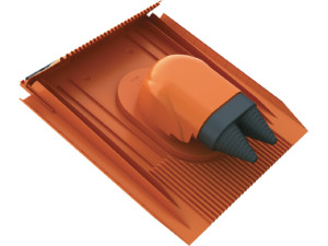 Viessmann Dachdurchführung Solar schwarz, schwenkbare Leitung, für Vor- und Rücklauf, geeignet für Dachpfannen ZK02014