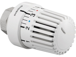 Thermostatkopf Oventrop UNI LH M30x1,5, 7-28C°, weiß, mit Nullstellung