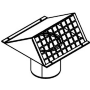 Viessmann Außenwandblende mit Vogelschutz DN160 ZK03026