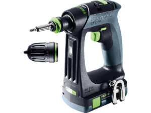 Akku-bohrschrauber Festool CXS 18 C 3,0-Plus, 18 V mit 2x 3,0 Ah Akkus und Ladegerät