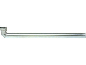 Möck Winkelbogen z. Wanddurch. DN40x800 langx1,5mm