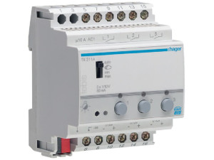 Hager Schaltaktor Dimmaktor 3-fach KNX REG TX211A