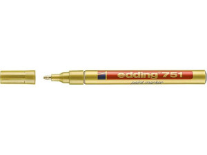 Edding Lackmarker 751 gold Strichbreite 1 - 2mm Rundspitze