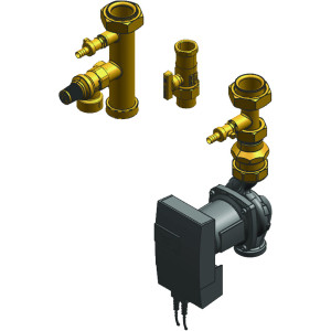 Viessmann Anschluss-Set Heizkreis mit Hocheffizienz-Umwälzpumpe für Vitodens 200-W 125-150kW 7501323 Set