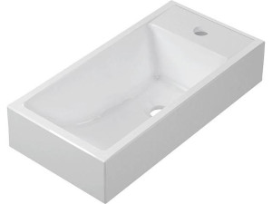 Design-aufsatz-waschtisch TINA BxHxT 500x150x250mm aus Mineralguss