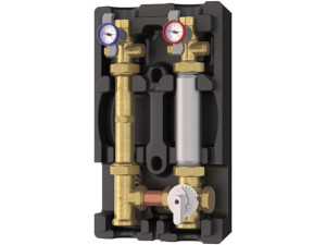 Giacomini R586RY112 Pumpengruppppe R586R Heizkreisset Heizen/Kühlen Vor und Rücklauf 3 Wege Mischer (R296) ohne Umwälzpumpe