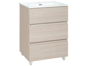 Wtu+keramik-wt KORA XL, Ulme Rousseau, 3 Auszüge,605x845x470mm