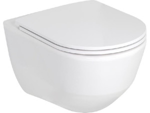 Wc-set Laufen Pro S, spülrandlos, Softclose, wandhängend, Keramik, Weiß, inkl. Befestigungsmaterial