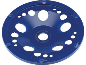Diamantschleifteller Flex PKD-Jet 6-Cut, für Klebstoffe, Dichtstoffe, Bitumenbeschichtungen, mineralischen Untergründen, d 180 mm