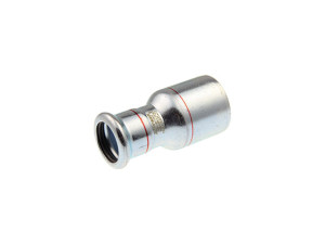 Logafix C-Stahl Reduzierstück a/i 22x18 Pressfitting M-Kontur