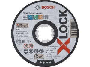 Trennscheibe BOSCH für versch. Materialien mitx- Lock Aufnahme d 125x1,6 mm