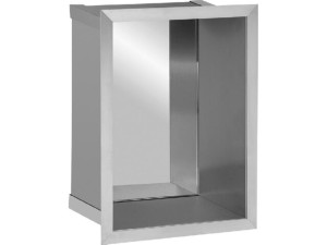 Wandnische mit Spiegelrückwand, Tiefe 150 mm, BxH: 235x325 mm