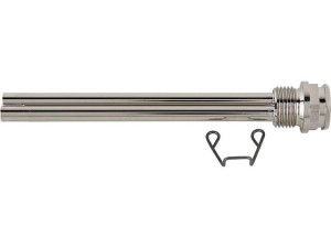 Jumo 60003204 Schutzrohr für 2 Fühler 150 mm, Messing / vernickelt