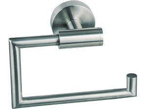 Wc-papierollenhalter AXIAL ohne Deckel, Edelstahl matt, inkl. Befestigung