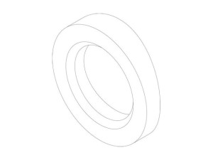 Buderus Weichschaum Rosette D210x130x35 everp 8735100319