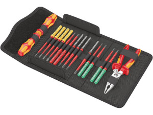 Vde-wechselklingen-set Wera Kraftform Kompakt VDE 17 extra slim 1 Tool Finder, 17-teilig