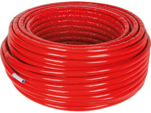 Uponor Uni Pipe PLUS weiß vorgedämmt S4 WLS 040, d32mm x 3,0mm, blau, Länge 50m