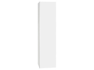 Hochschrank Ela mit Softclose Korpus weiß smt - Front weiß hochglanz, 400x1600x350mm
