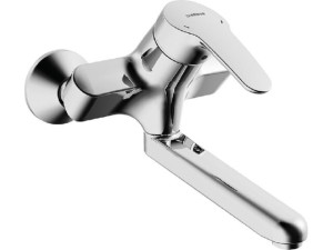 Wand-waschtischmischer Hansamix Schwenkauslauf Ausladung 246mm chrom