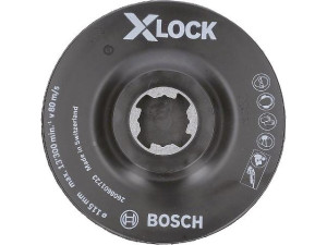 Kletthaftteller BOSCH mit Center PIN undx- Lock Aufnahme d 125 mm