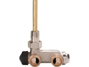 Heimeier 3879-02.000 E-Z Ventil mit Tauchrohr DN15 Zweirohrsystem Eckform