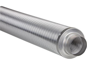 Flexible-telefonie- Rohrschalldämpfer 150mm Dämmung 25mm